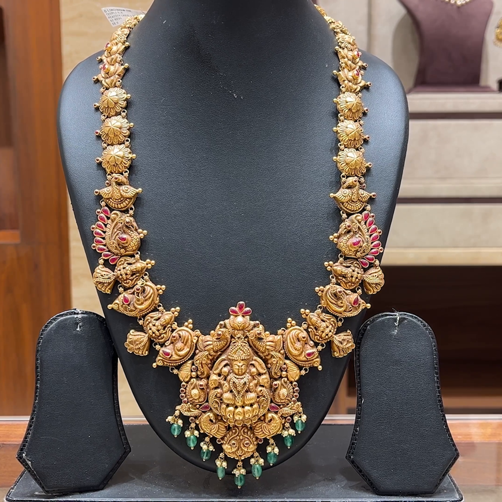 Chennai Shopping Mall 73.885gms HARAMS 22K Antique