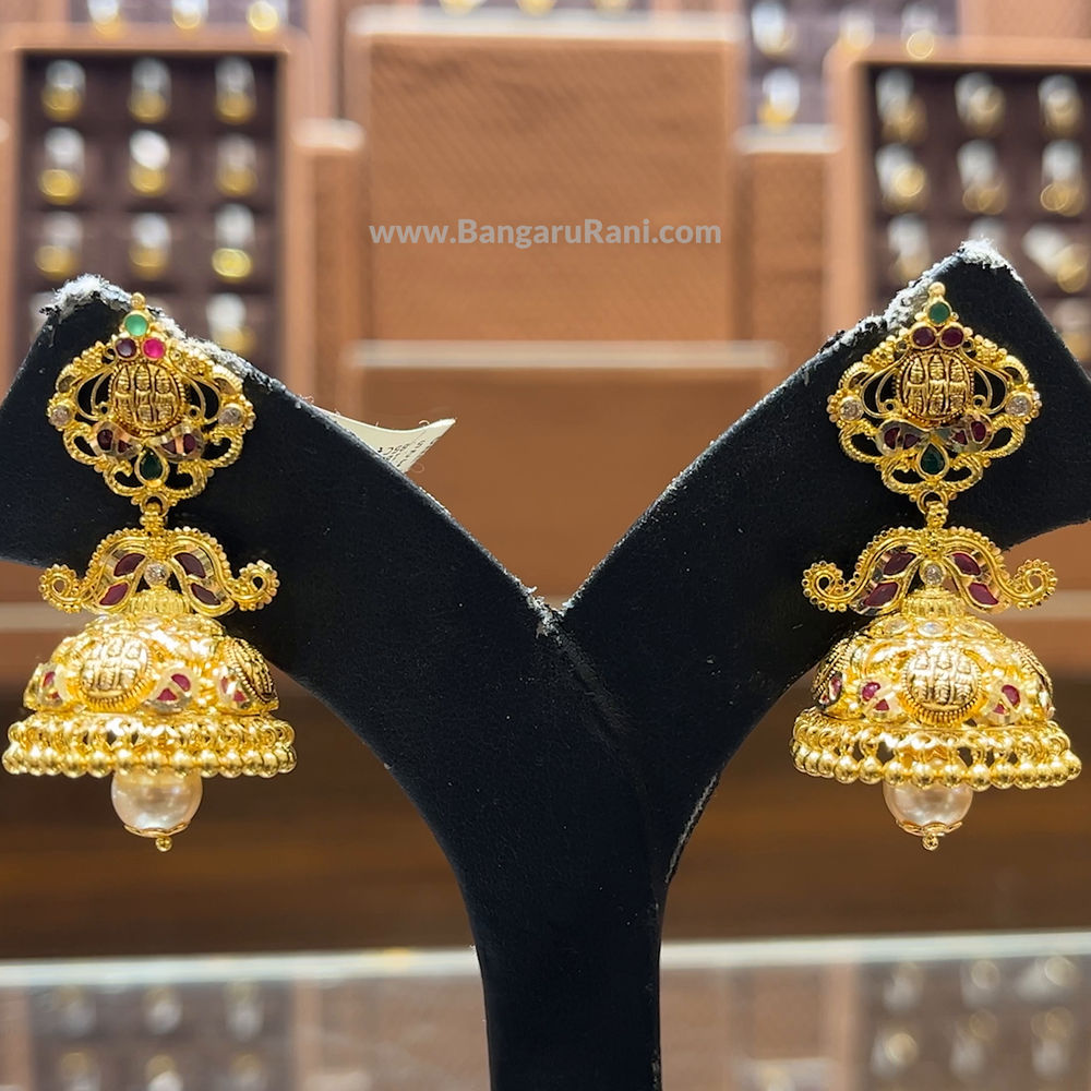 CMR 19.506gms EARRINGS 22K Yellow Gold