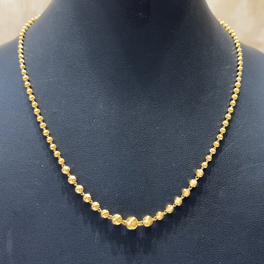 MUKUNDA JEWELLERS 12.745gms CHAINS 22K Yellow Gold