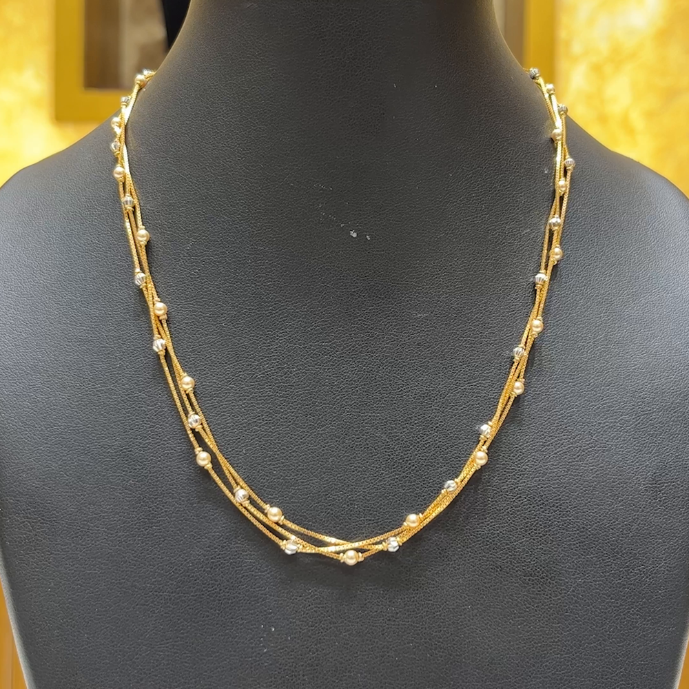 MUKUNDA JEWELLERS 10.34gms CHAINS 22K Yellow Gold