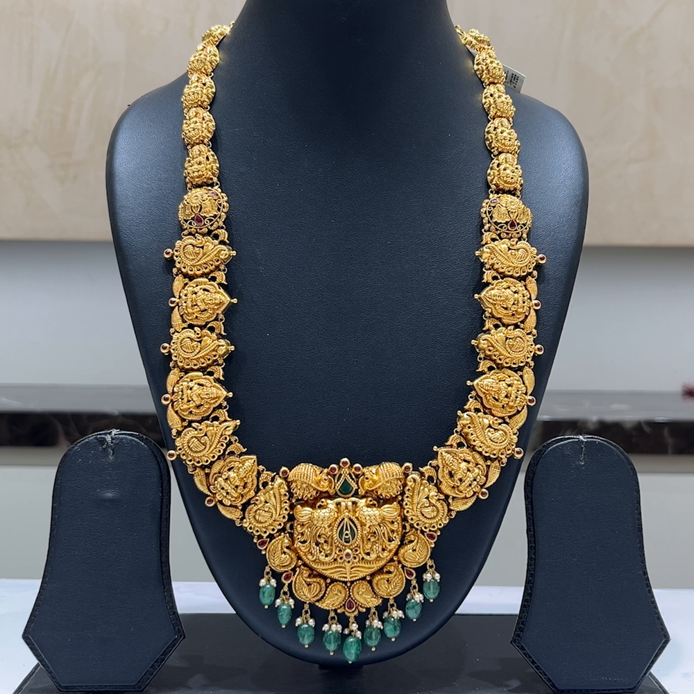 MUKUNDA JEWELLERS 47.06gms HARAMS 22K Nakshi