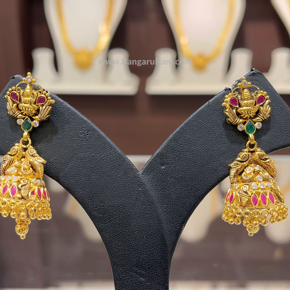 CMR 14.637gms EARRINGS 22K Yellow Gold