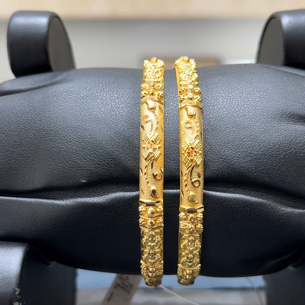 MUKUNDA JEWELLERS 23.2gms BANGLES 22K Yellow Gold