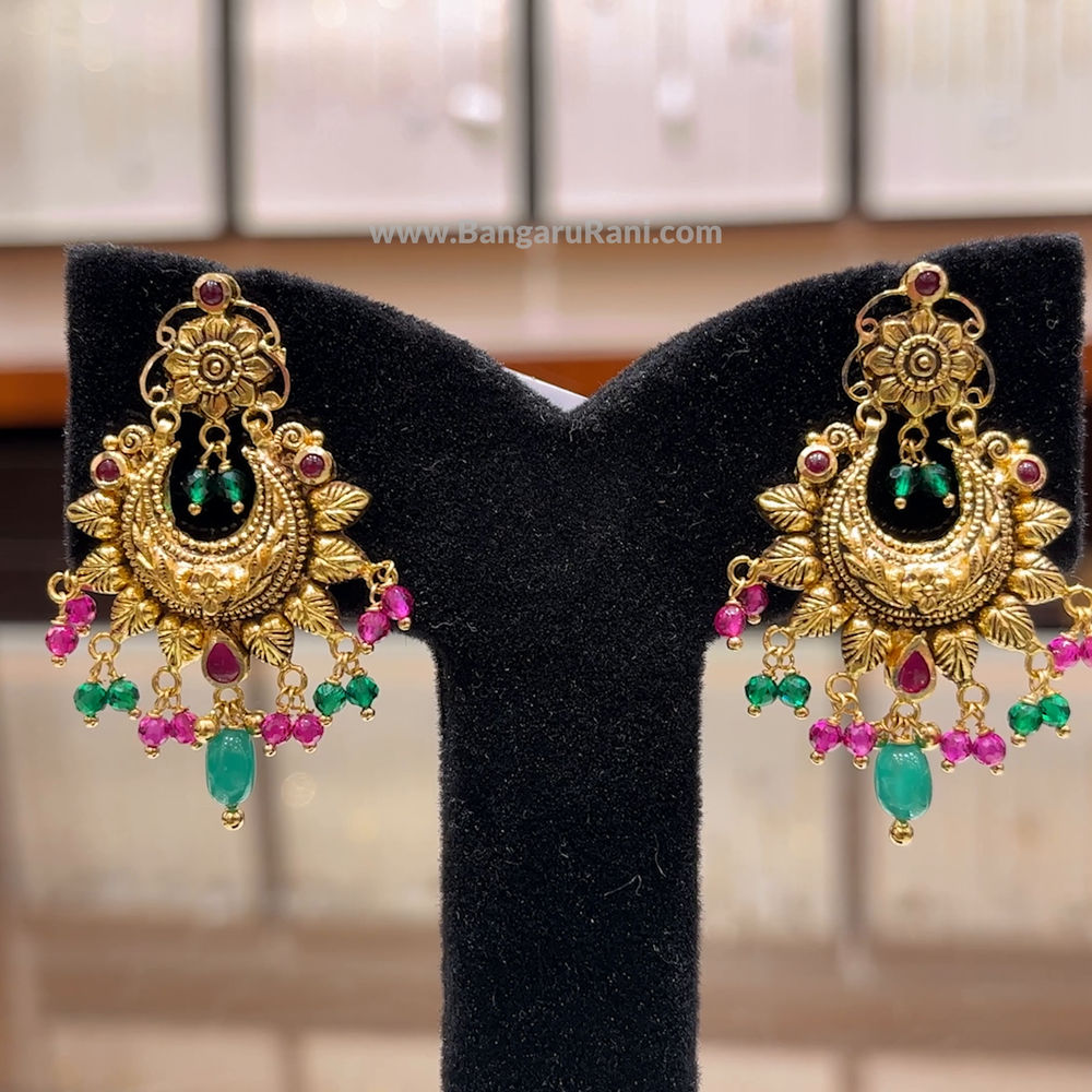 RS BROTHERS 7.47gms EARRINGS 22K Yellow Gold