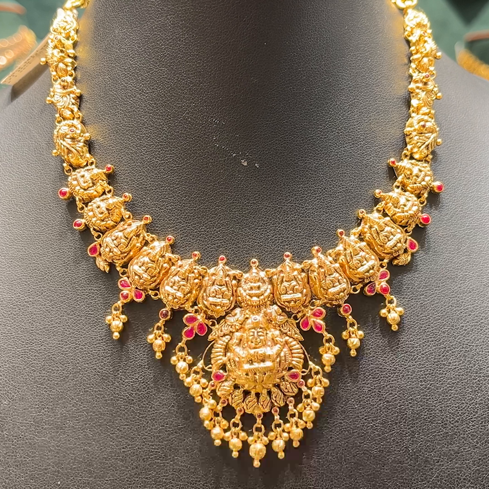 CMR 22.56gms NECKLACE 22K Antique