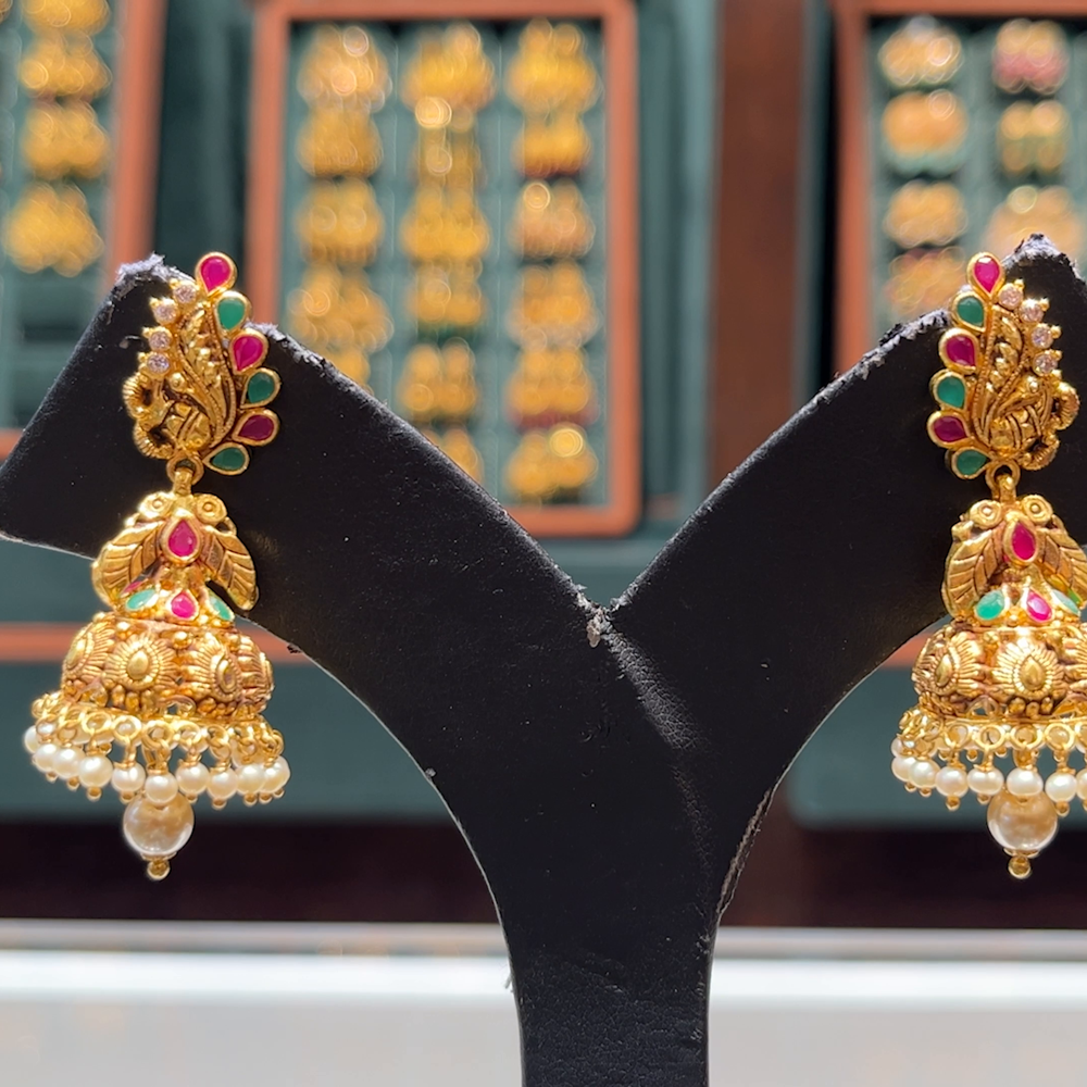 CMR 13.378gms EARRINGS 22K Yellow Gold