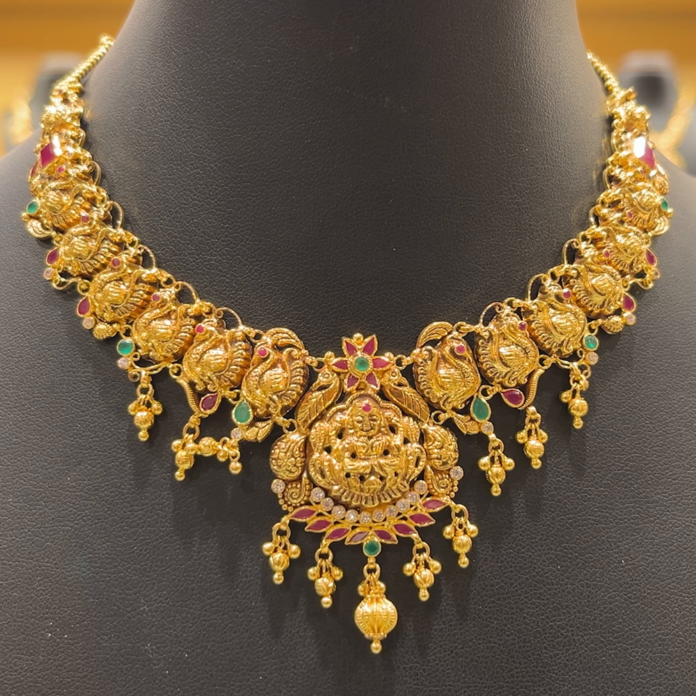 CHANDANA Brothers 22.05gms NECKLACE 22K Antique