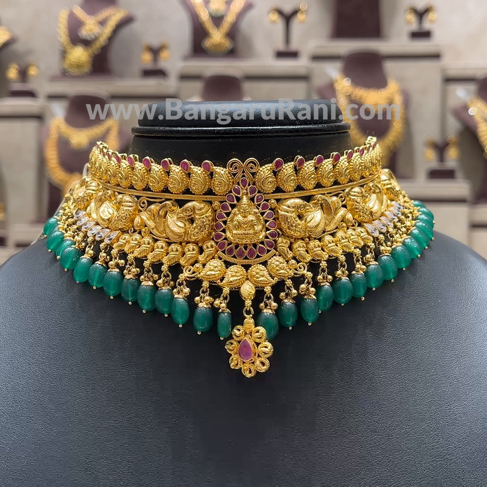 Chennai Shopping Mall 52.816gms CHOKER 22K Yellow Gold