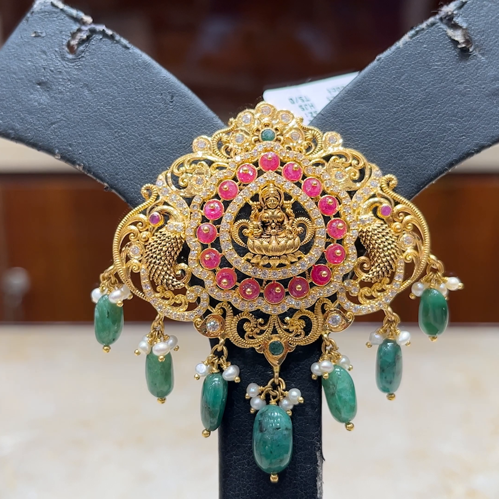 MUKUNDA JEWELLERS 17.601gms Pendent 22K Yellow Gold