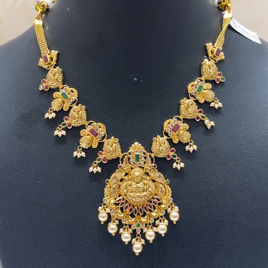 MUKUNDA JEWELLERS 18.16gms NECKLACE 22K Antique