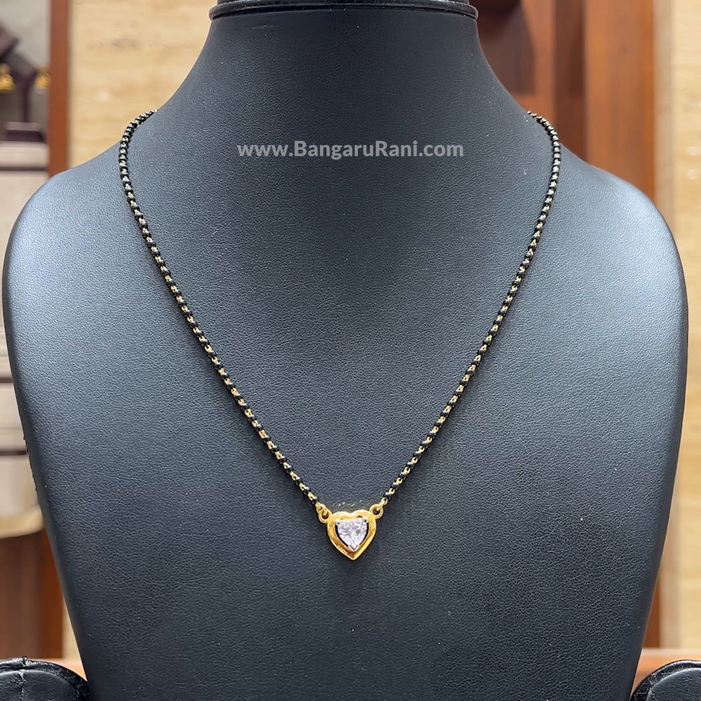 Chennai Shopping Mall 4.904gms SHORT BLACK BEADS 22K Yellow Gold