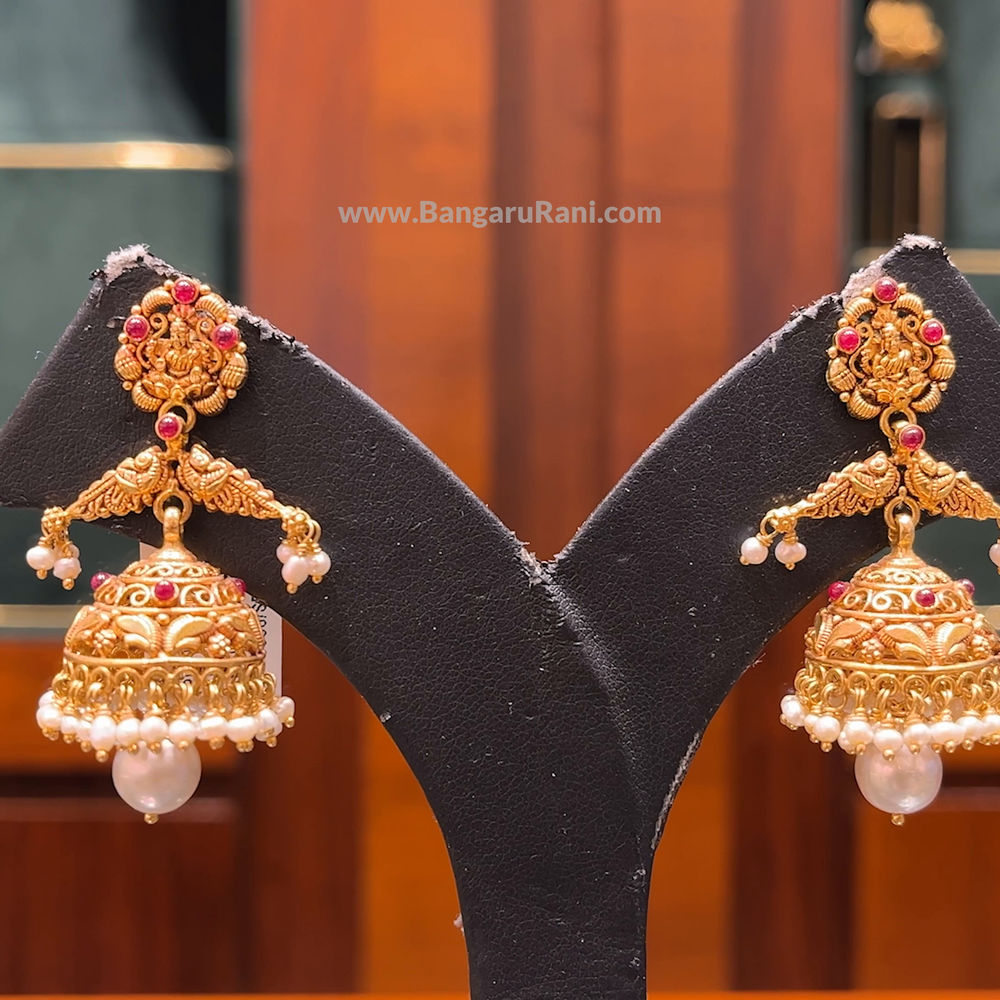 Chennai Shopping Mall 19.28gms EARRINGS 22K Antique