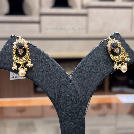 Chennai Shopping Mall 3.64gms EARRINGS 22K Yellow Gold