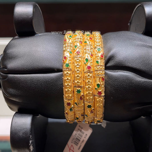 CMR 43.243gms BANGLES 22K Yellow Gold