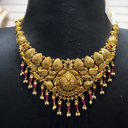 SOUTH INDIA 20.063gms NECKLACE 22K Yellow Gold