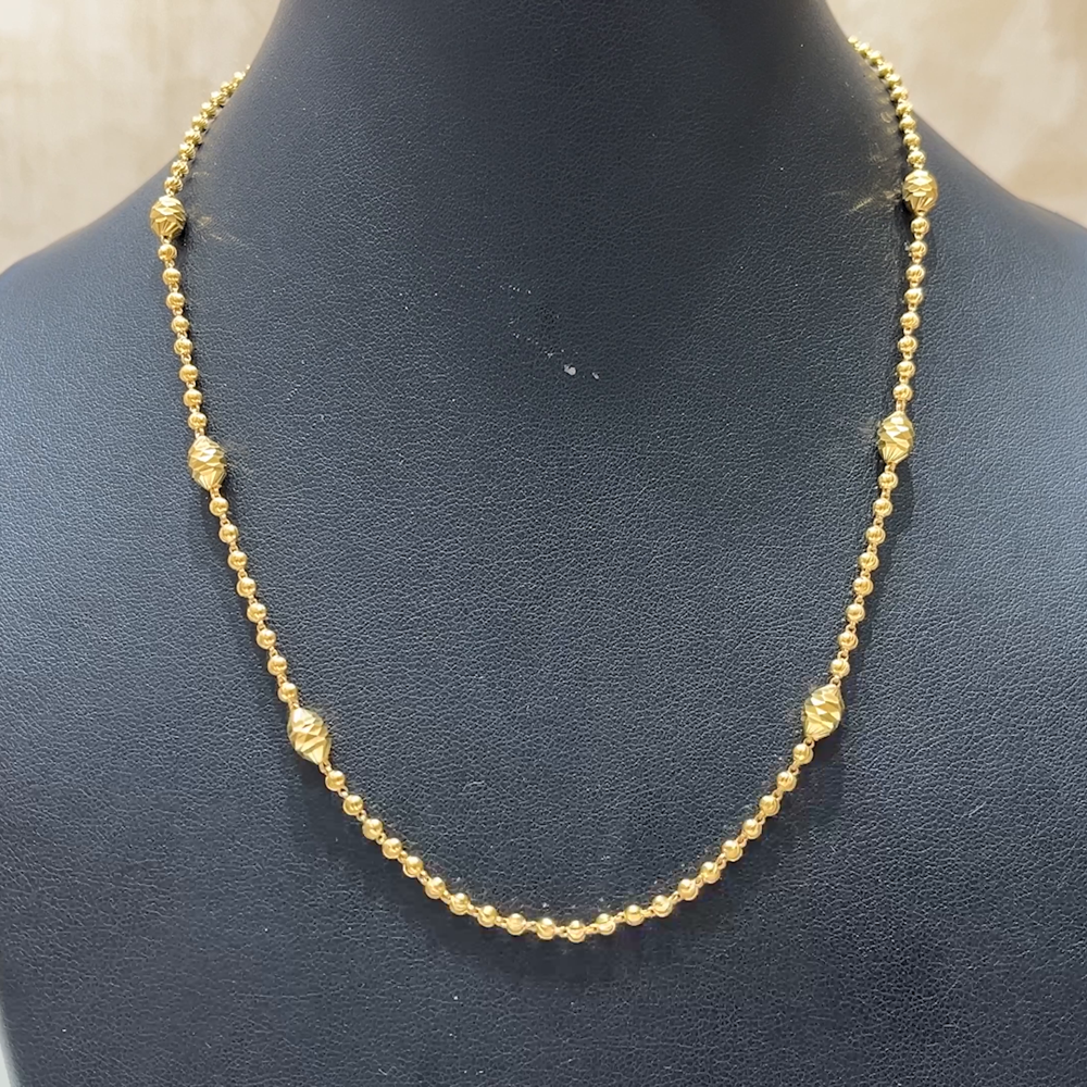 MUKUNDA JEWELLERS 10.43gms CHAINS 22K Yellow Gold