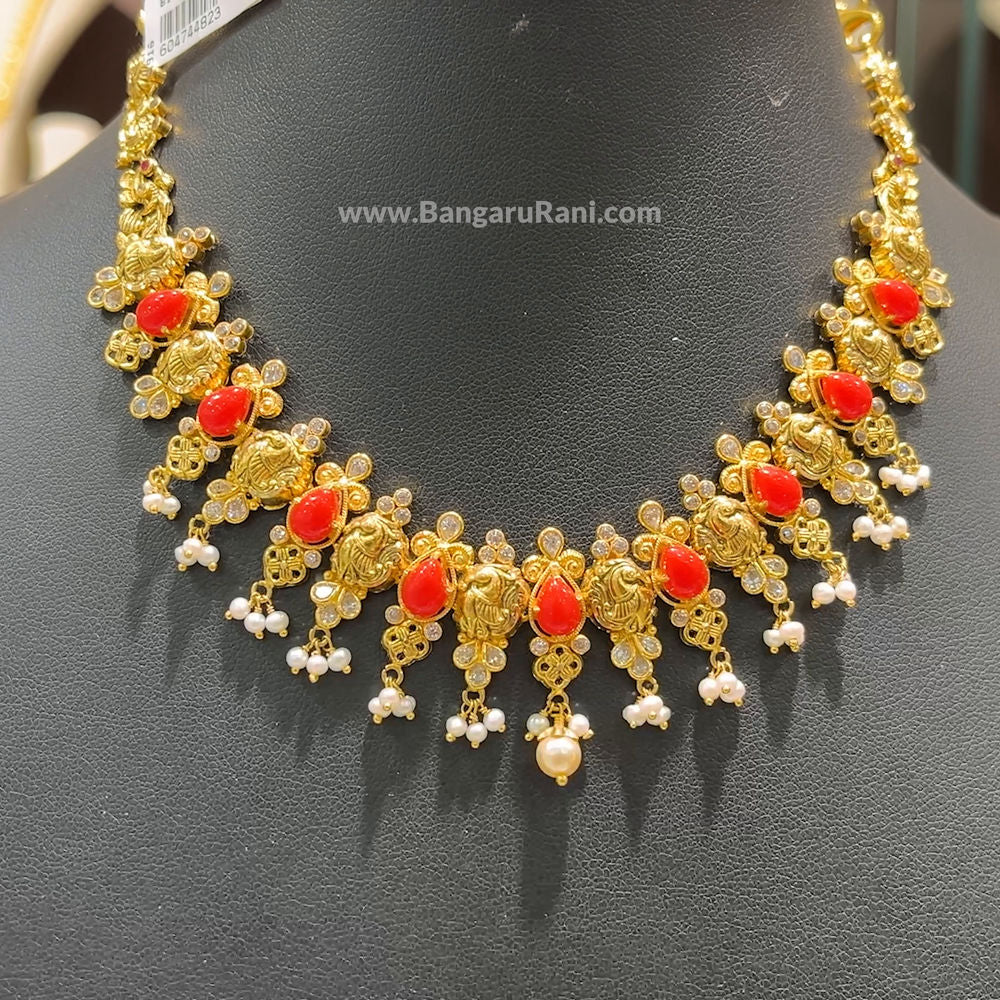 CMR 21.73gms NECKLACE 22K Antique