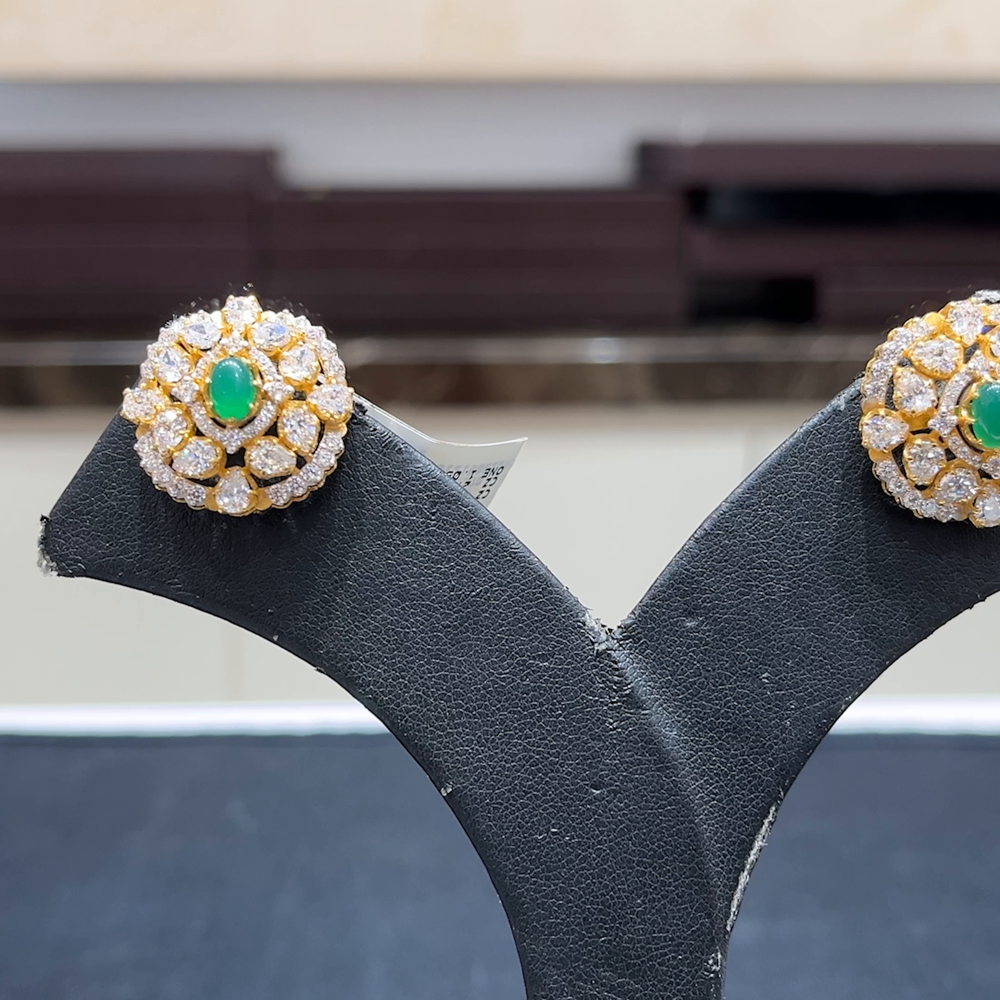 MUKUNDA JEWELLERS 12.37gms EARRINGS 22K Yellow Gold