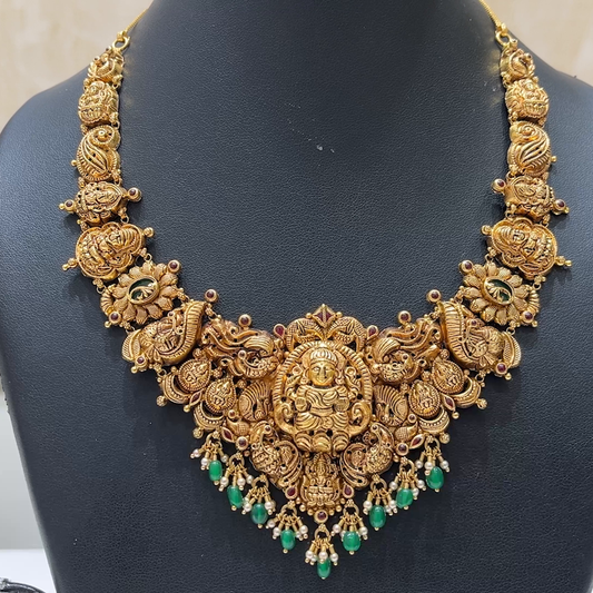 MUKUNDA JEWELLERS 40.605gms NECKLACE 22K Antique