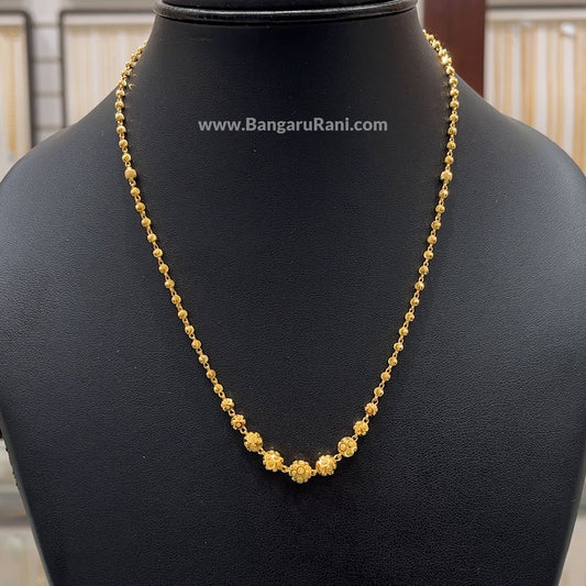 10.385gms CHAINS 22K Yellow Gold