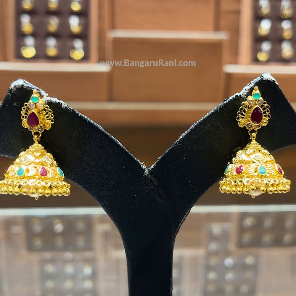 CMR 13.452gms EARRINGS 22K Yellow Gold