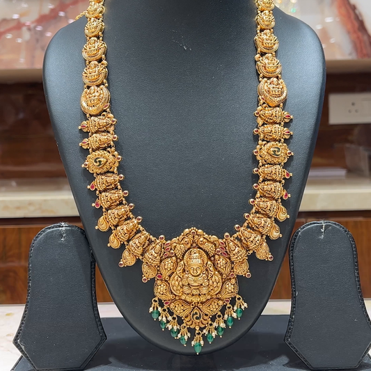 MUKUNDA JEWELLERS 57.932gms HARAMS 22K Antique