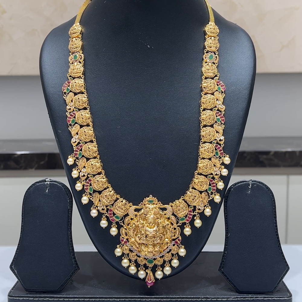 MUKUNDA JEWELLERS 46.93gms HARAMS 22K Antique