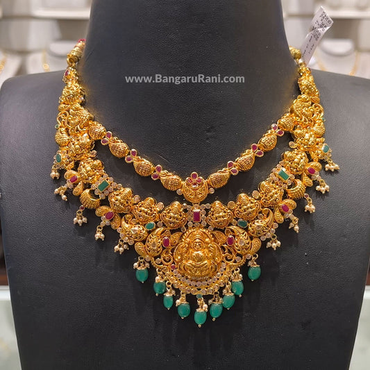 SOUTH INDIA 17.845gms NECKLACE 22K Yellow Gold