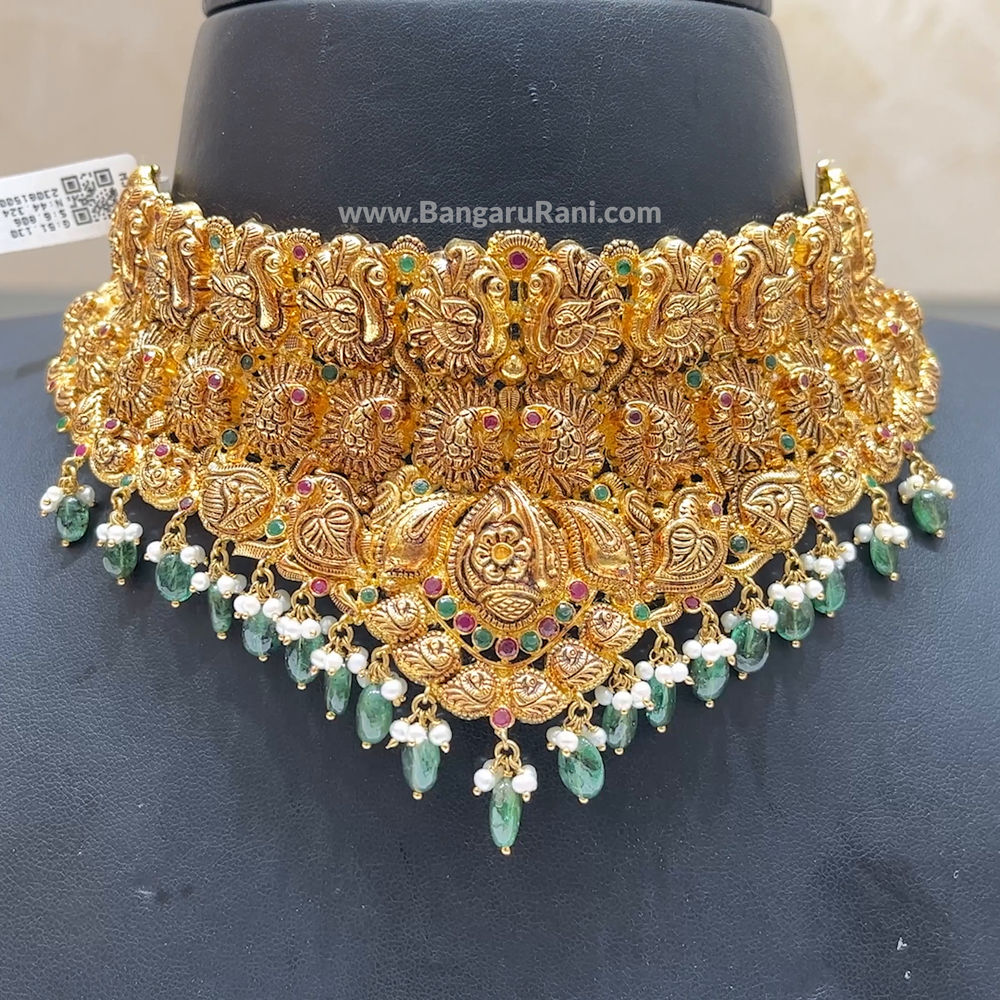 MUKUNDA JEWELLERS 44.324gms CHOKER 22K Yellow Gold