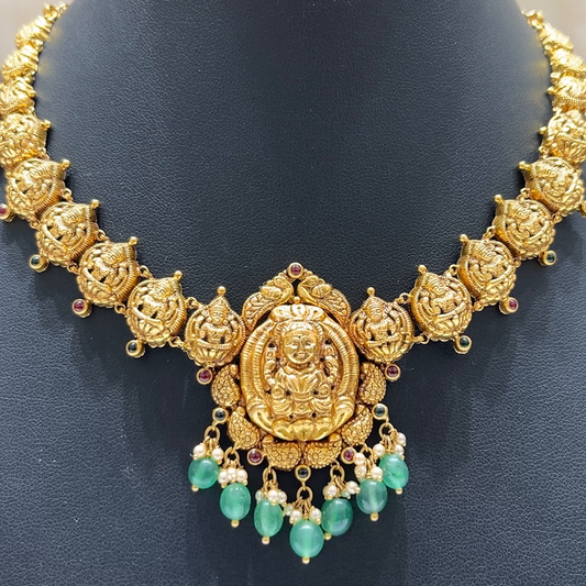 MUKUNDA JEWELLERS 16.507gms NECKLACE 22K Nakshi