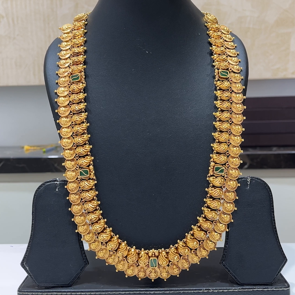 MUKUNDA JEWELLERS 66.333gms HARAMS 22K Antique