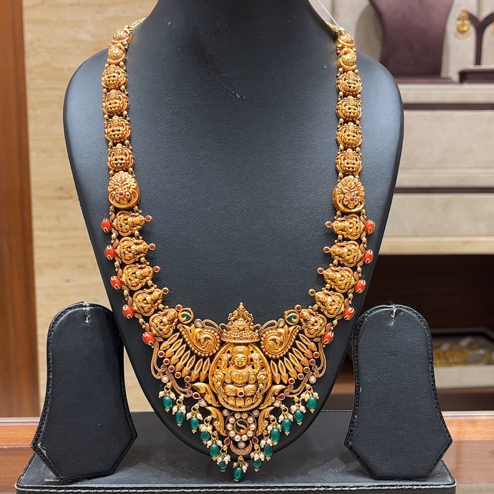 Chennai Shopping Mall 59.79gms HARAMS 22K Antique