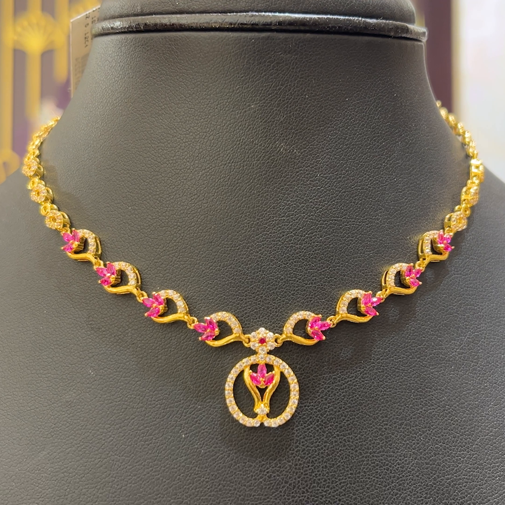 CMR 9.166gms NECKLACE 22K Yellow Gold
