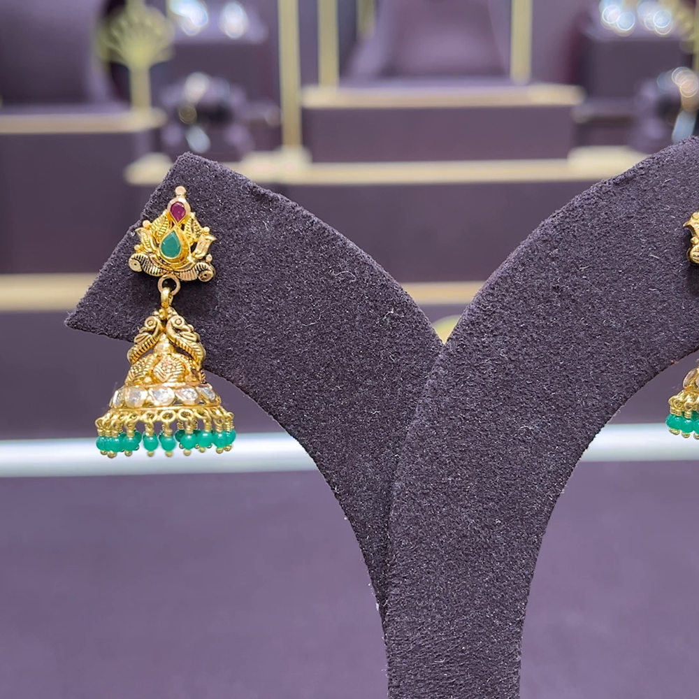 CMR 7.854gms EARRINGS 22K Yellow Gold