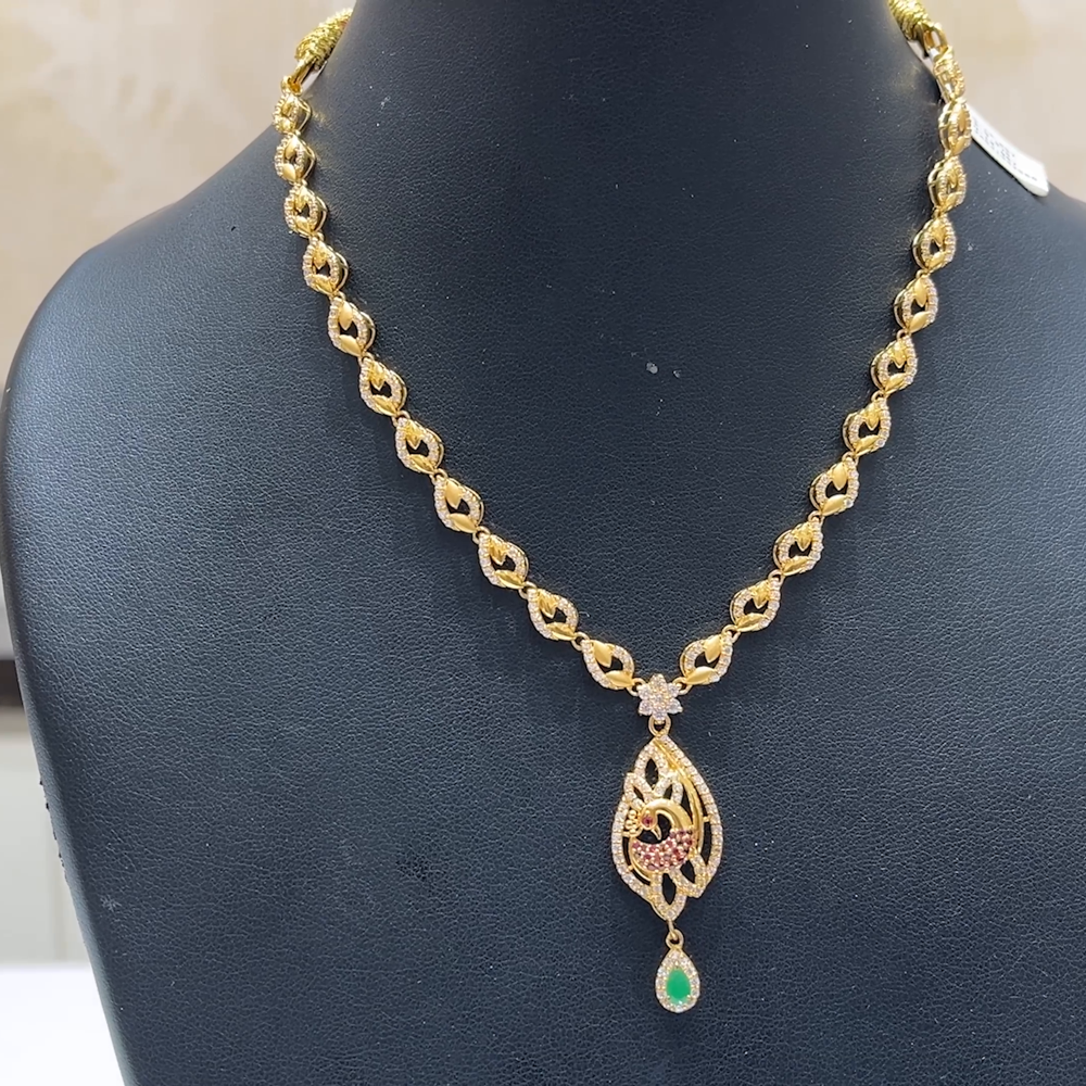 MUKUNDA JEWELLERS 12.887gms NECKLACE 22K Yellow Gold