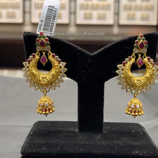 13.722gms EARRINGS 22K Yellow Gold