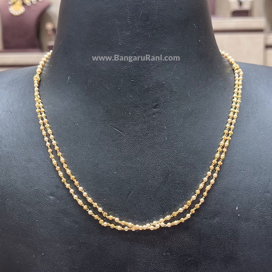 Chennai Shopping Mall 6.97gms CHAINS 22K Yellow Gold