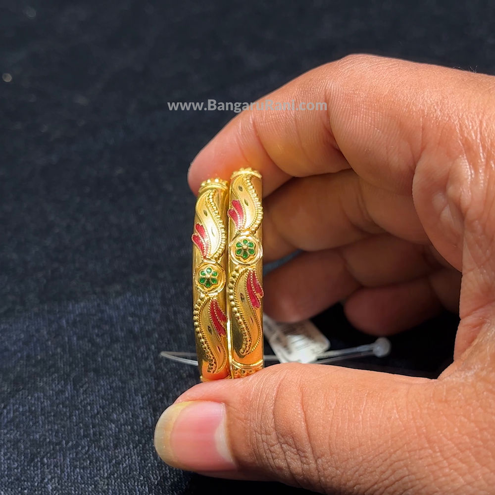 15.0gms Baby Bangles 22K Yellow Gold