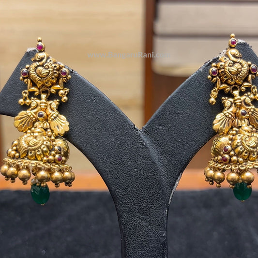 Chennai Shopping Mall 19.74gms EARRINGS 22K Antique