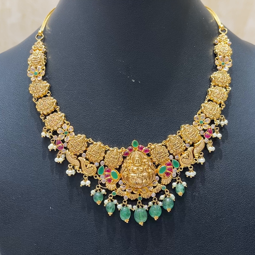 MUKUNDA JEWELLERS 21.48gms NECKLACE 22K Antique