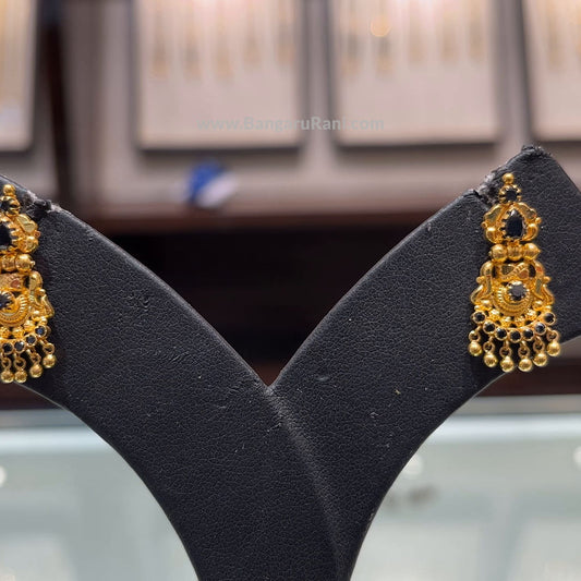 SOUTH INDIA 3.669gms EARRINGS 22K Yellow Gold