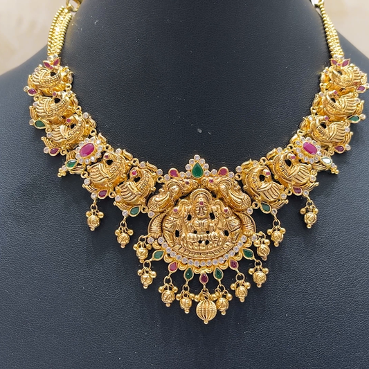 MUKUNDA JEWELLERS 26.03gms NECKLACE 22K Antique