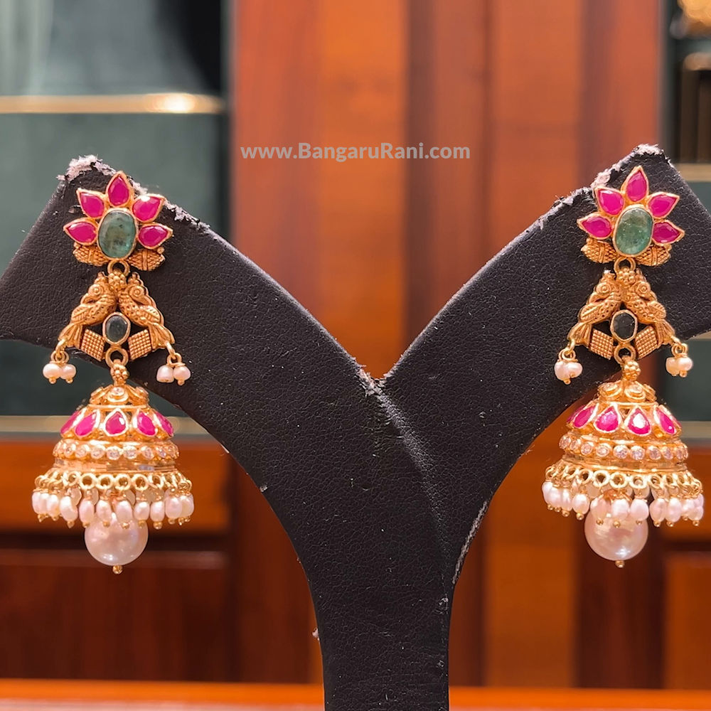 Chennai Shopping Mall 15.27gms EARRINGS 22K Yellow Gold