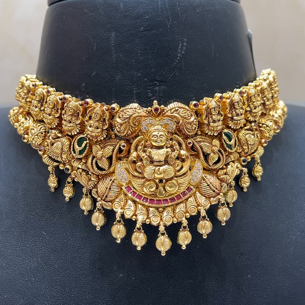 MUKUNDA JEWELLERS 32.102gms CHOKER 22K Yellow Gold