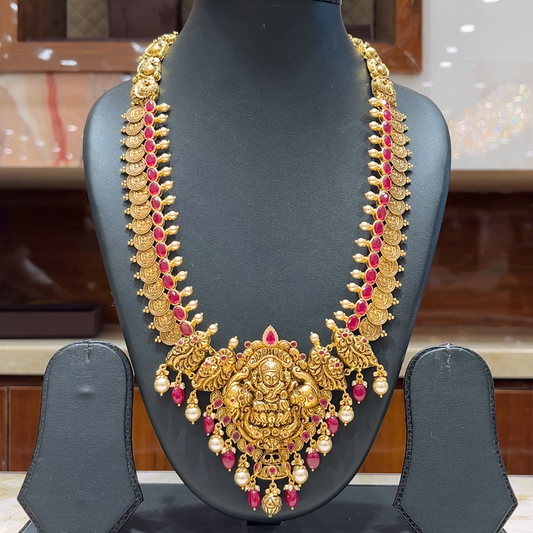 MUKUNDA JEWELLERS 98.545gms HARAMS 22K Antique