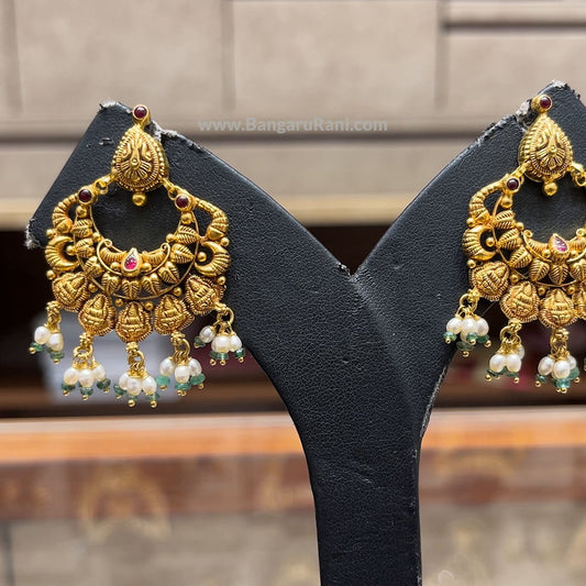 Chennai Shopping Mall 12.286gms EARRINGS 22K Antique