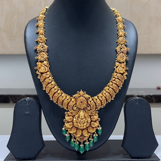 MUKUNDA JEWELLERS 49.387gms HARAMS 22K Nakshi