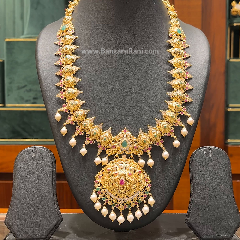 Chennai Shopping Mall 63.81gms HARAMS 22K Yellow Gold