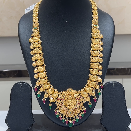 MUKUNDA JEWELLERS 62.96gms HARAMS 22K Antique