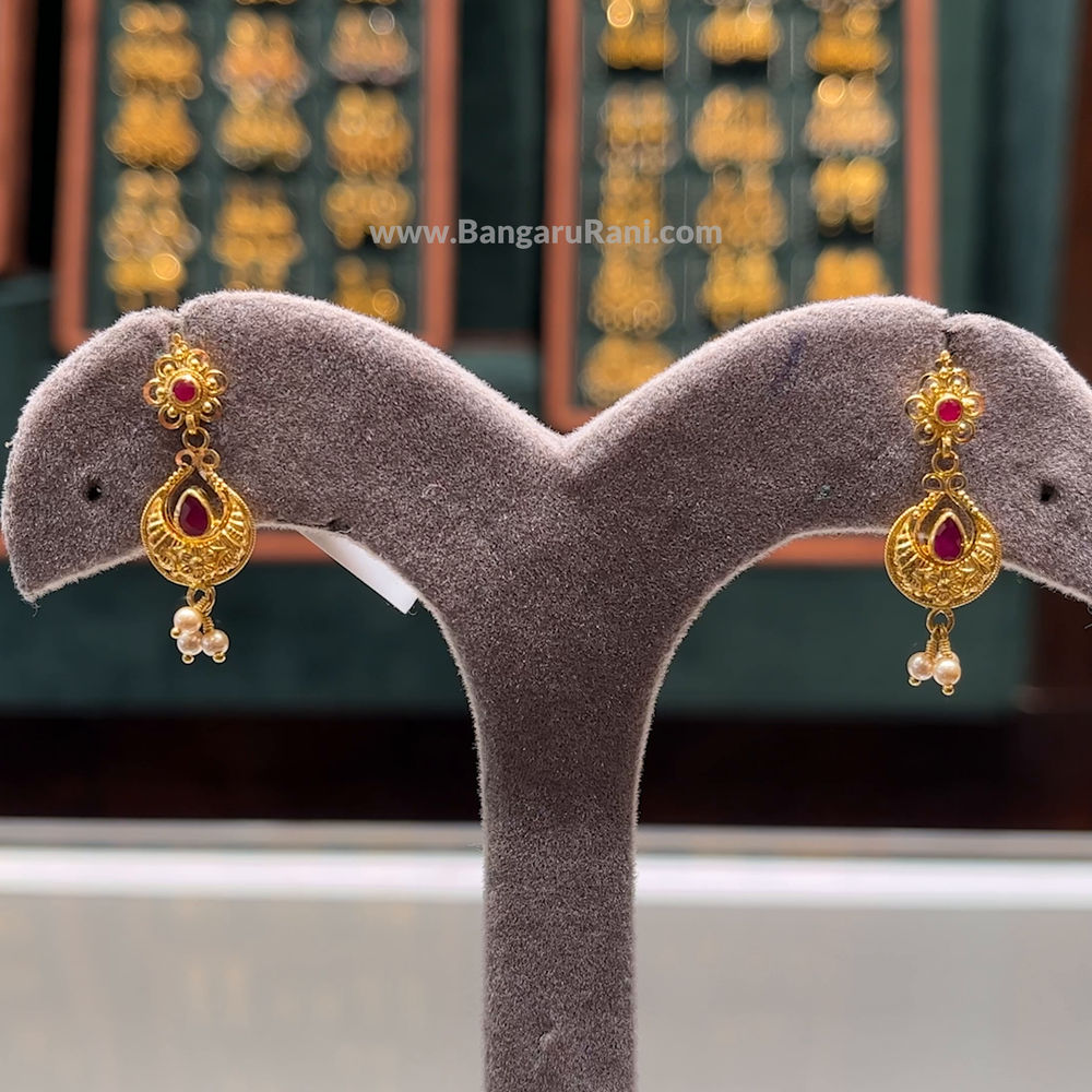 2.733gms EARRINGS 22K Yellow Gold